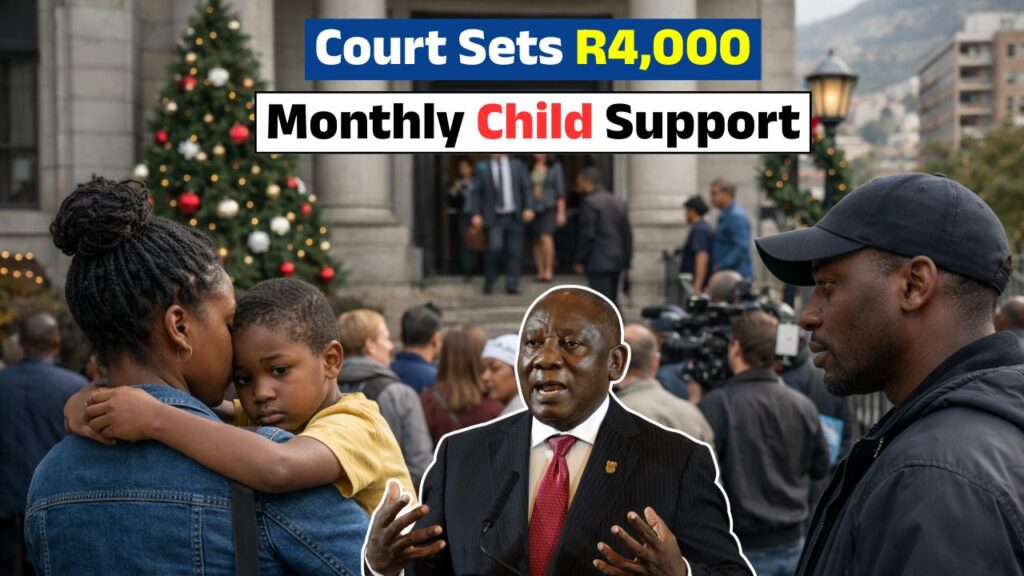 Court Sets R4,000 Monthly Child Support