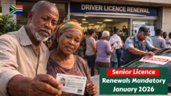 South Africa mandates licence renewal for seniors – automatic suspension enforced from 05 January 2026