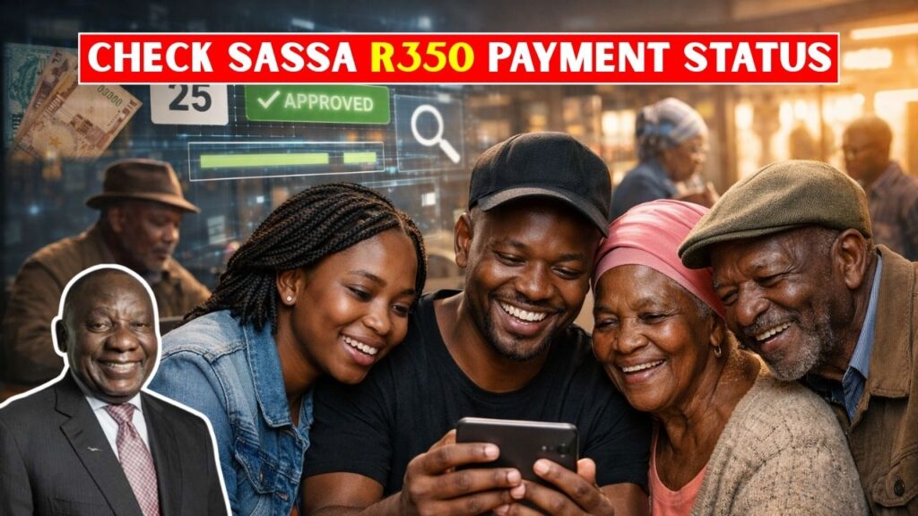 Check SASSA R350 Payment Status