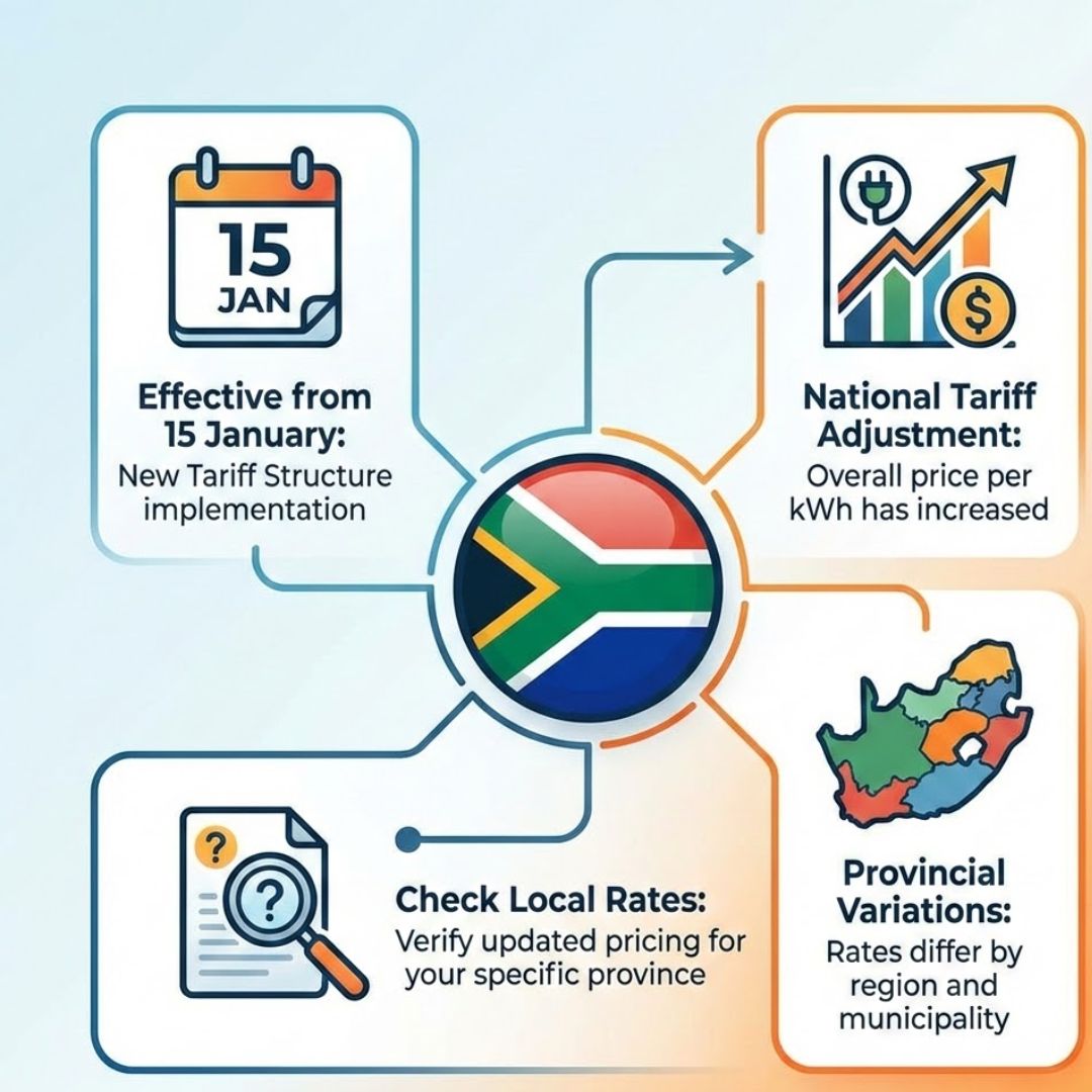 Eskom Announces January 15 Tariff Increase