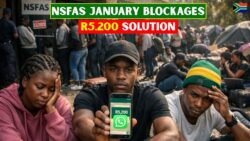 Thousands Stranded by January 2026 NSFAS Blockages: Discover the Viral R5,200 WhatsApp Hack to Solve It