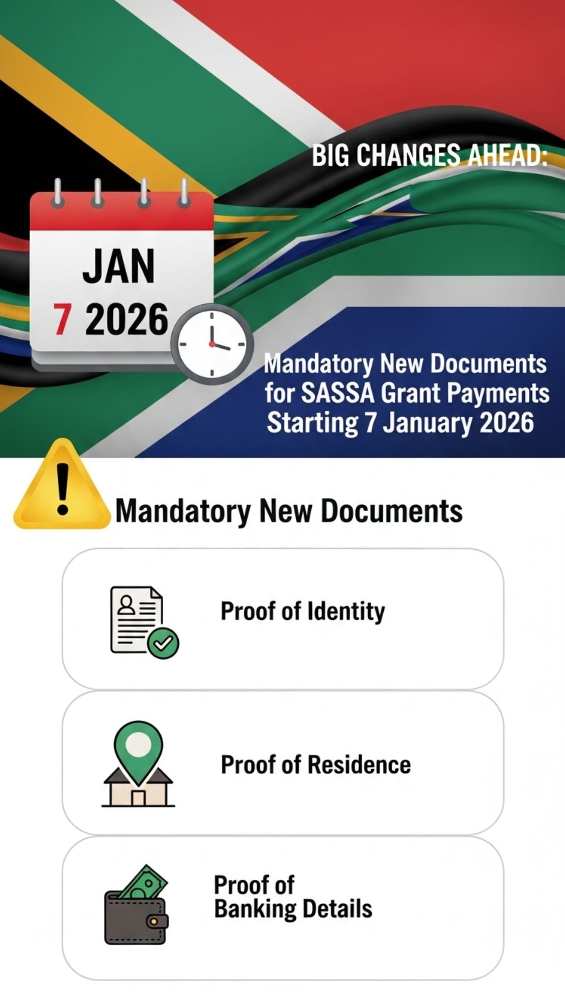 SASSA Documentation Changes