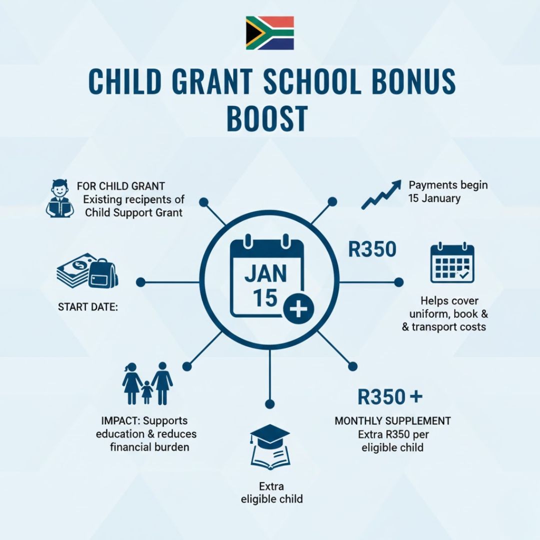 Child Support and School Bonus Benefits